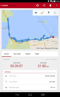 Runtastic Road Bike Tracker android App screenshot 11